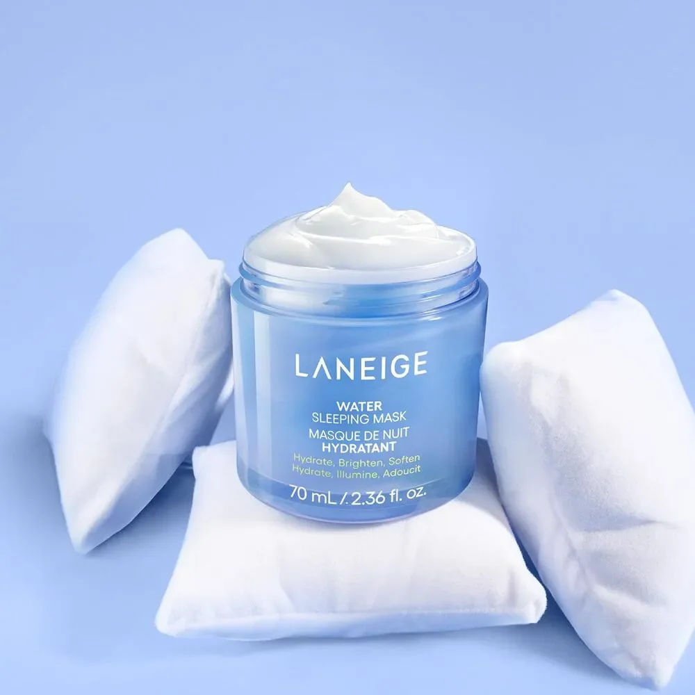 LANEIGE Water Sleeping Mask: Hydrating Korean Overnight, Squalane & Probiotic